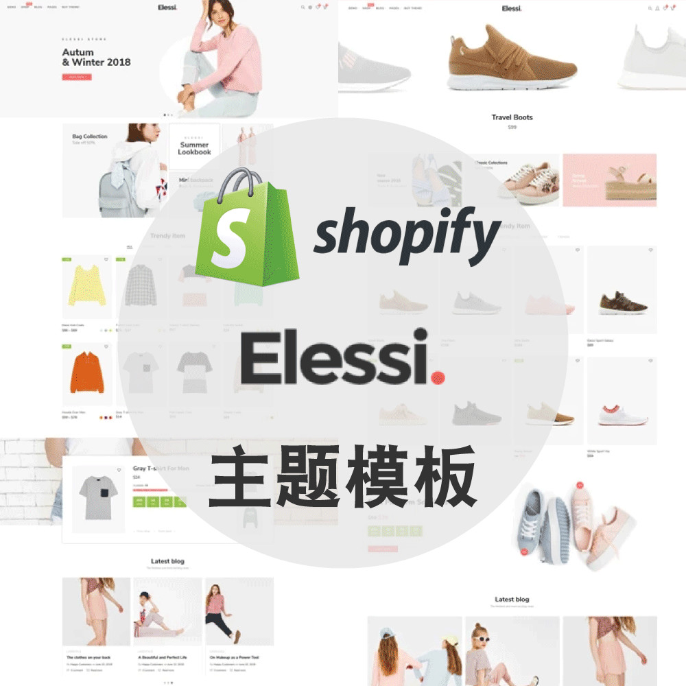 Shopify主题模板独立站网店外贸Dropshipping跨境电商Elessi 3