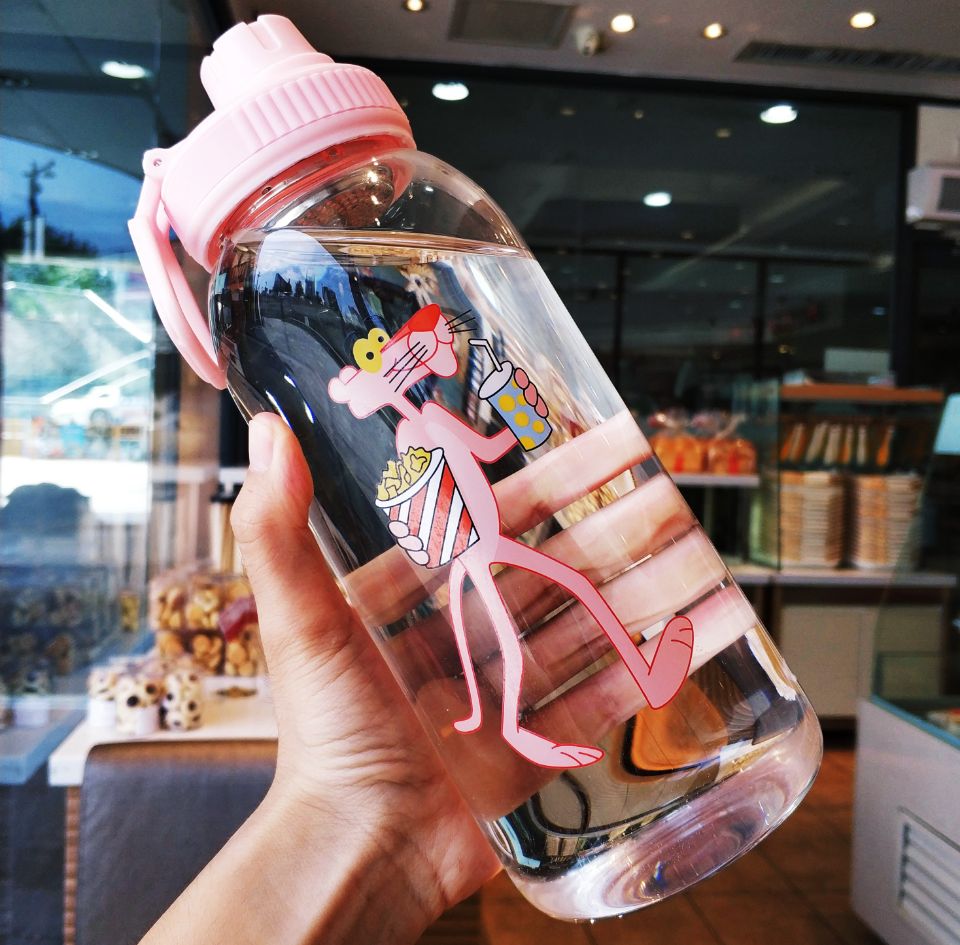 玻璃杯子学生大容量水杯女网红新款ins 可爱便携清新韩国简约森系