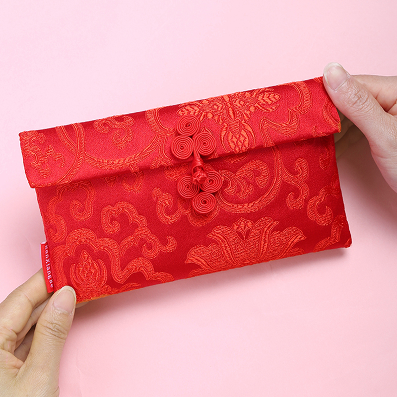 红包袋新年万元结婚礼金包婚礼创意布艺个性改口利是封红封包新款
