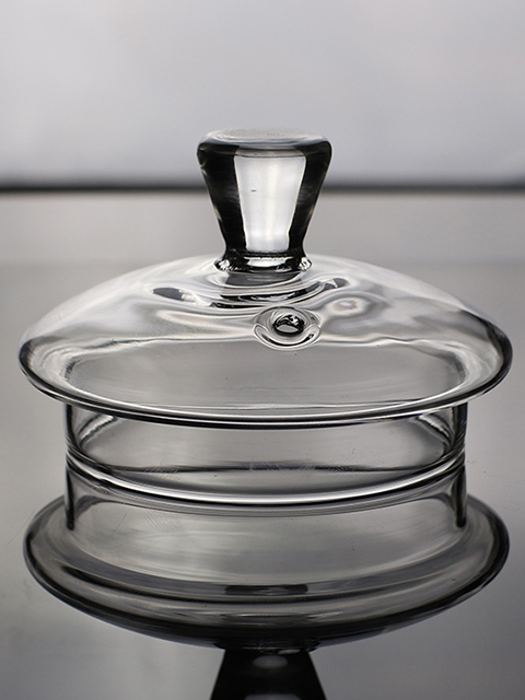 高硼硅耐热玻璃壶盖 养生壶盖 带蒸汽孔 透气孔 养生壶配件