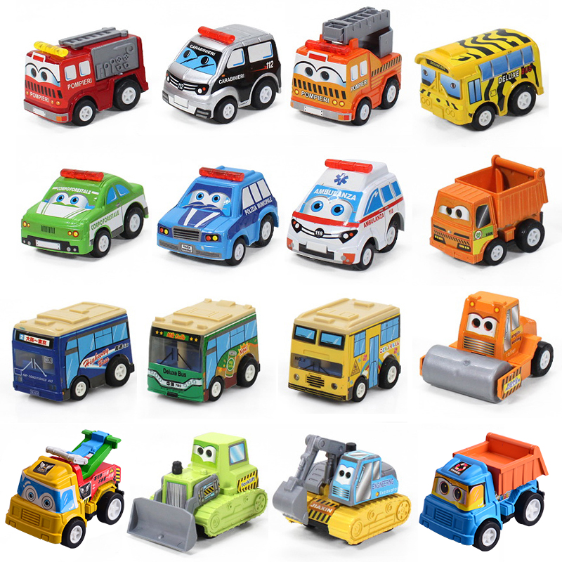儿童玩具车惯性车工程车模型儿童迷你小汽车玩具男孩模型套装玩具