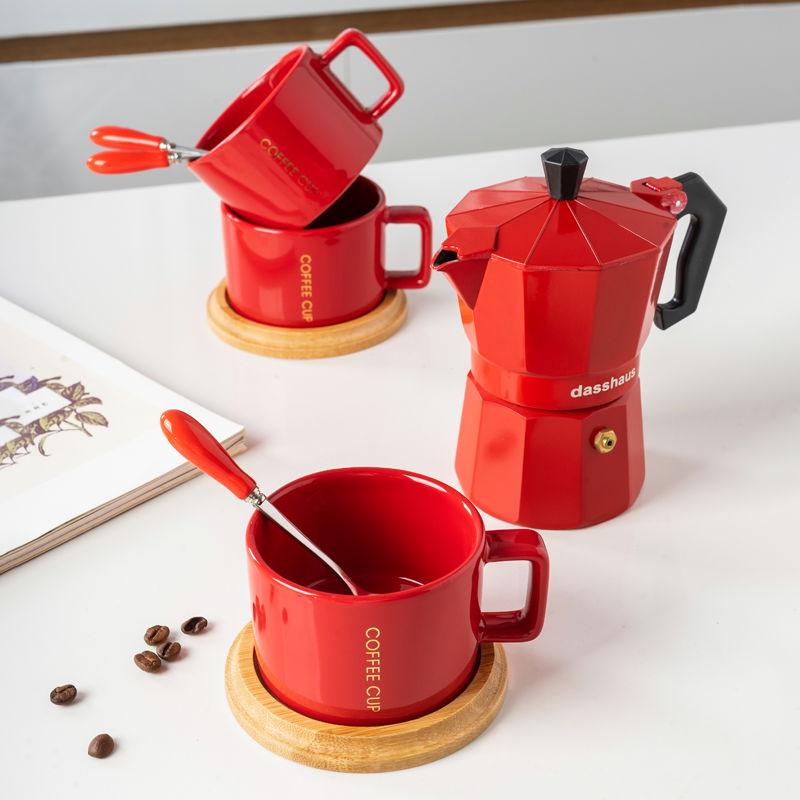 意大利摩卡壶煮咖啡壶咖啡机家用煮咖啡的器具单阀手冲咖啡壶小型