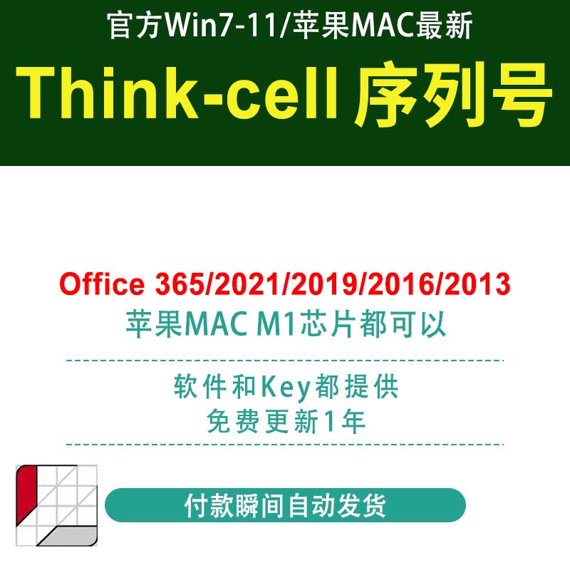 Thinkcell1112下载安装Office商务咨询分析办公PPT图表序列号密钥