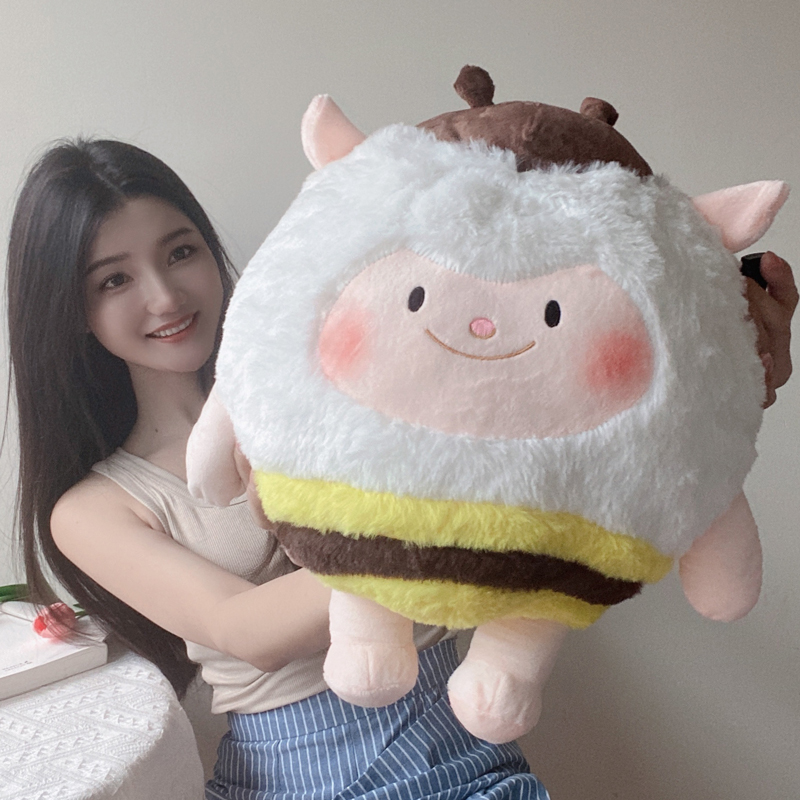 蜜蜂dongdong羊玩偶蛋仔派对咚咚小羊公仔布娃娃抱枕儿童生日礼物