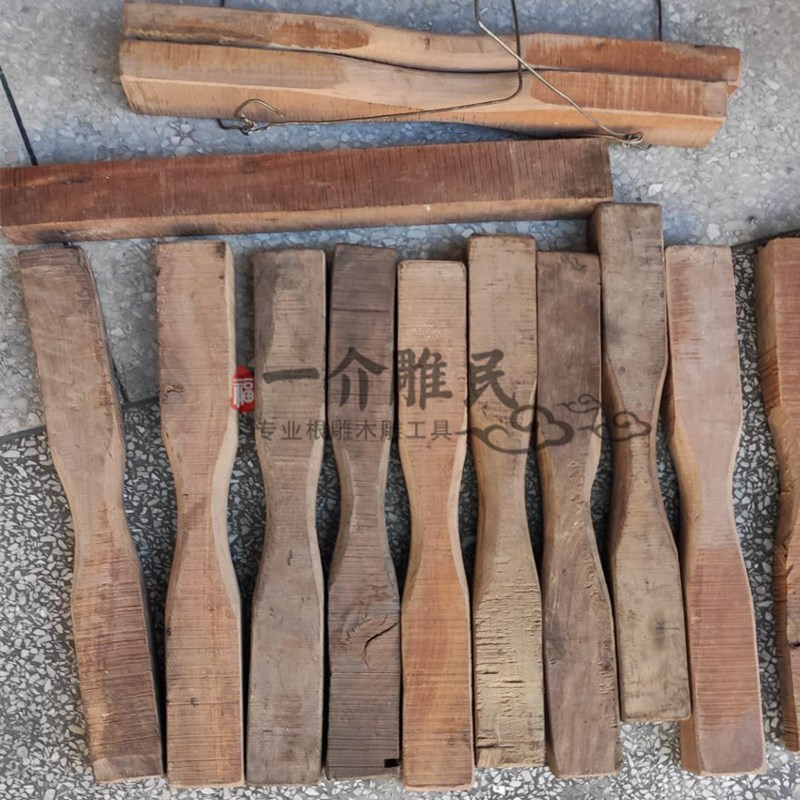手工雕刻两头用木槌木锤敲打木榔头锤子木柄长条形木工龙眼木工锤