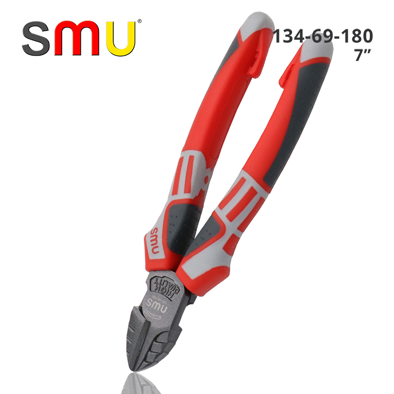 SMU原装斜嘴钳子6寸7寸8寸进口德国品质工业级斜口钳剪钢丝电工用