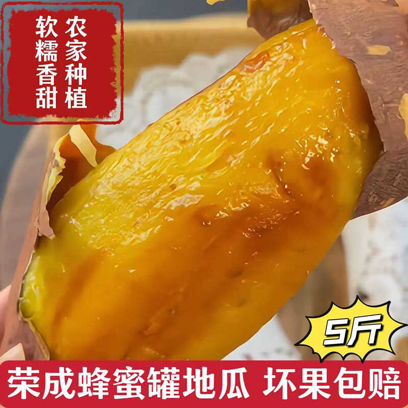 山东威海荣成蜂蜜罐地瓜黄金蜜薯冰糖心农家自产超甜番薯榴莲红薯
