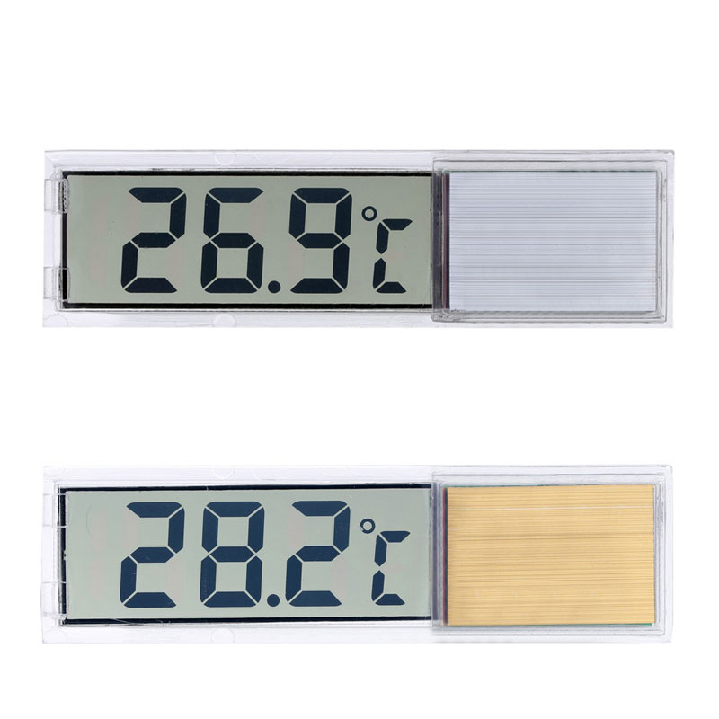 鱼缸温度计数显贴片透明电子水温计水族箱养鱼专用外置测水温度表