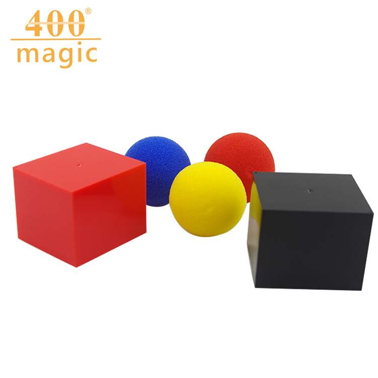 大号空间魔盒 天洋套盒（配三个彩色海绵球）儿童魔术盒魔术道具