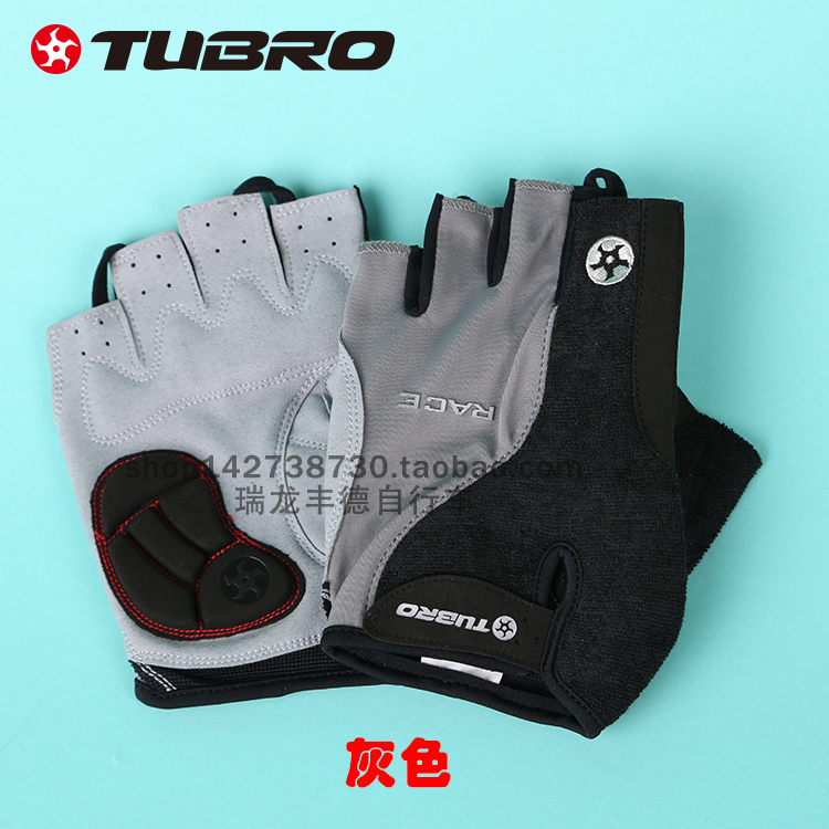 台湾骑行防滑手套RACE透气硅胶手套运动健身半指训练手套