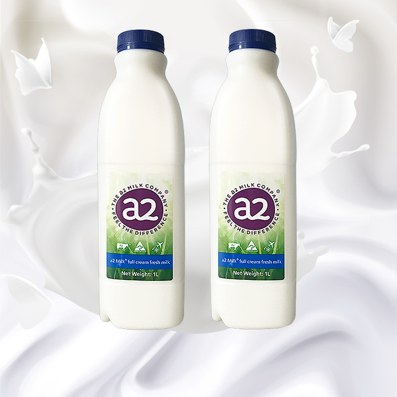 [6.5发货]a2鲜奶澳洲进口A2酪蛋白巴氏杀菌儿童营养全脂纯奶4瓶