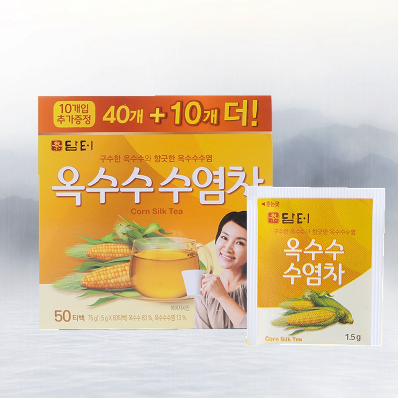 韩国进口正品丹特玉米须袋泡茶15g*50袋花草茶消水肿袋泡茶包邮