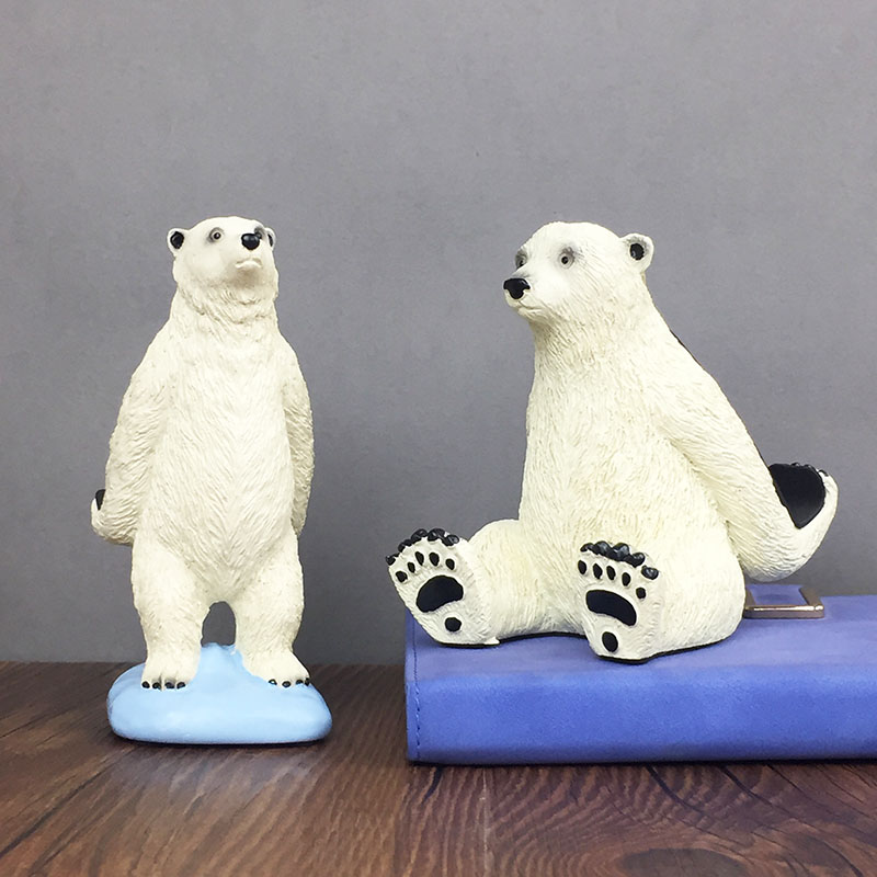 北极熊手机懒人支架创意个性ipad平板座桌面动物手机架时尚小礼物