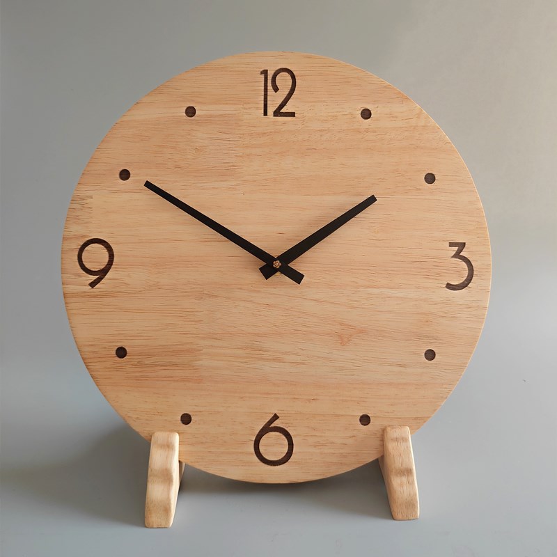 DIY实木钟表相框配件趣味个性创意支架