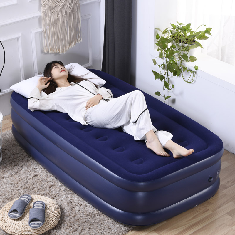 充气床双人 家用单人加高床垫折叠旅行气床加厚户外便携充气垫床