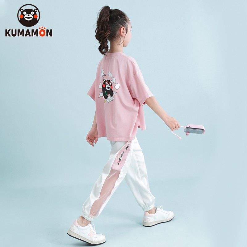 【CC真划算】女童夏运动套装2023新款韩版儿童网红洋气童装两件套