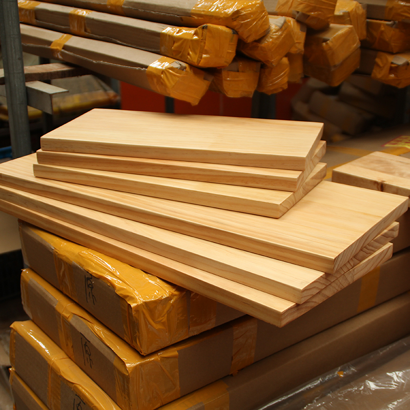 一字搁板原木隔板层板墙上置物架实木 壁挂桌面板 定制木板置物板