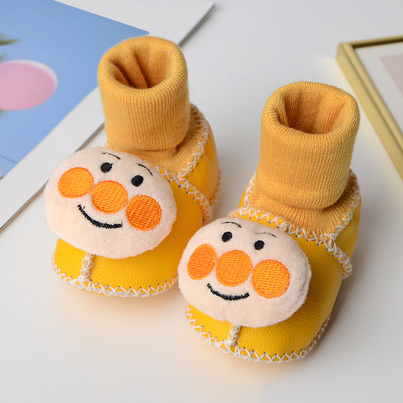 新生婴儿棉鞋秋冬季保暖不掉加厚男女宝宝3-6-12个月软底学步前鞋