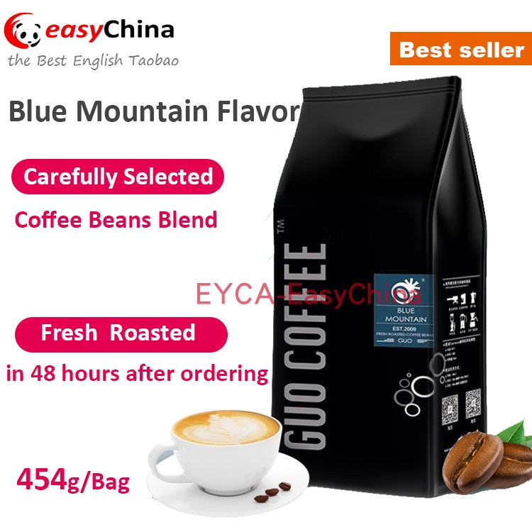 blue mountain flavor coffee beans / ground or powder 454g