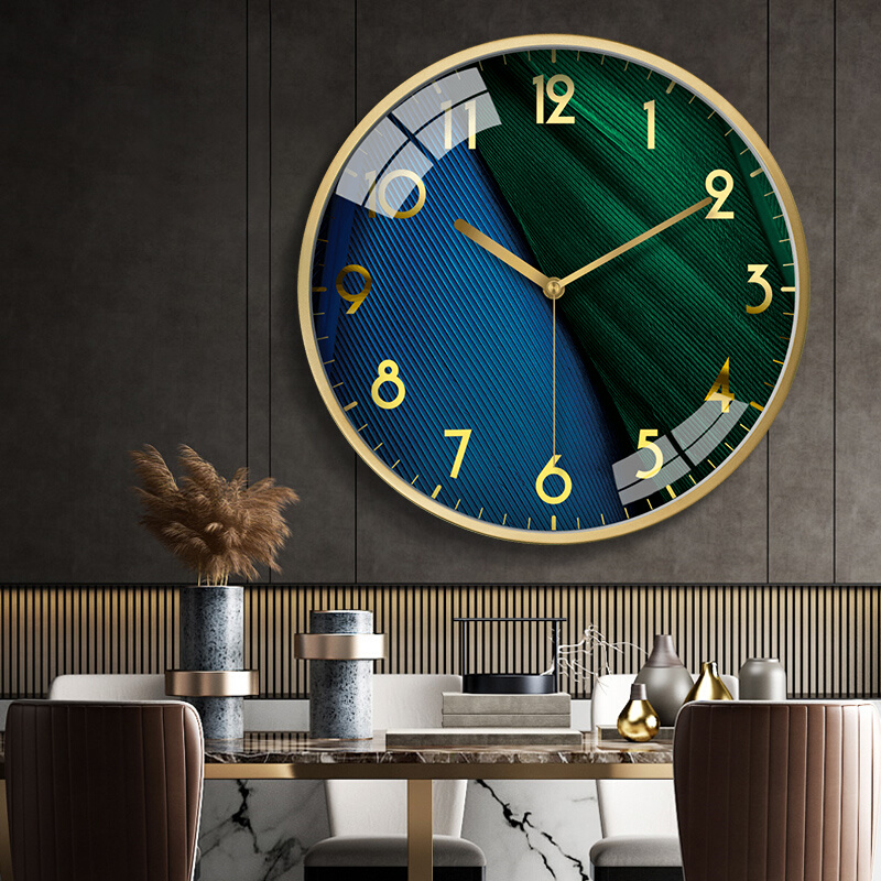 摩门钟表简约现代客厅家用时尚2022网红挂钟餐厅创意潮流时钟挂墙
