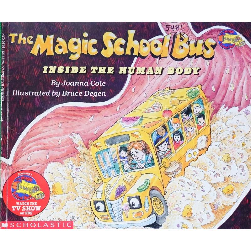 The Magic School Bus Inside the Human Body by Joanna Cole Bruce Degen平装Scholastic神奇校车系列: 人体漫游身体