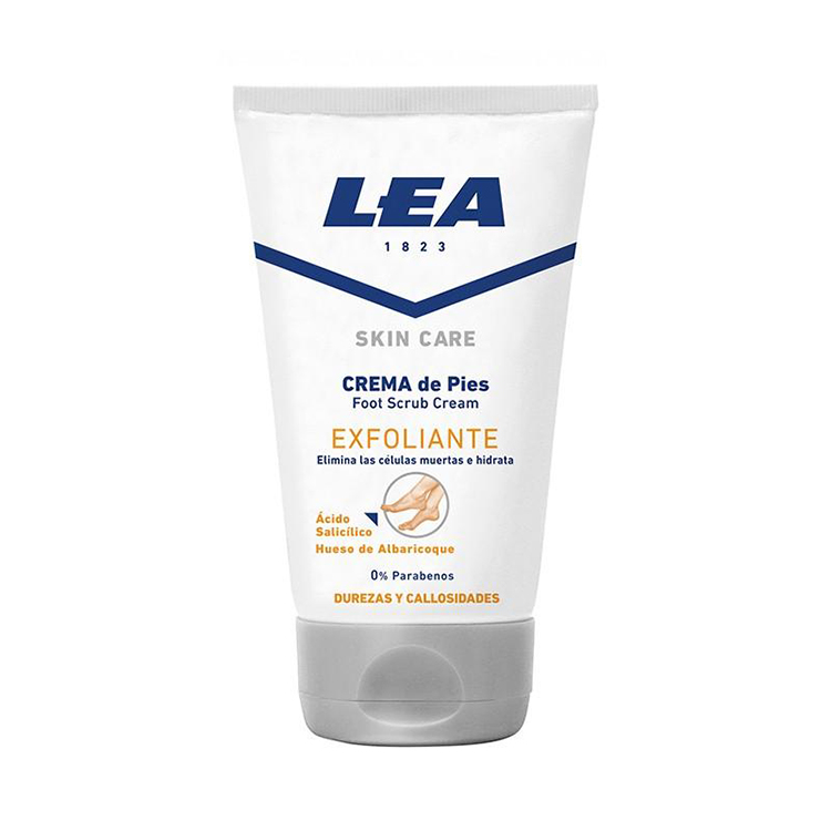 LEA-西班牙经典皮肤保护水杨酸杏仁补水保湿去角质死皮足部磨砂膏