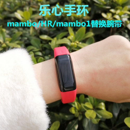 适用乐心手环腕带智能mambo/HR/mambo1一代来电版大麦替换表带