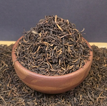 云南普洱茶 2004年南峤 勐海高级金芽宫廷 熟散茶 100克散装 熟茶