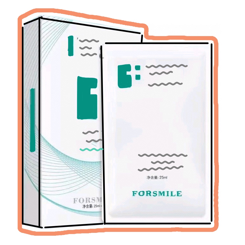 FORSMILE芬系列生源水乳修复液凝胶面膜