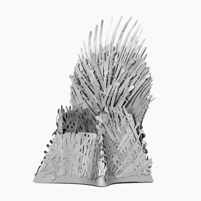 HBO官方权力的游戏冰与火之歌周边 铁王座3D金属模型 拼图手办