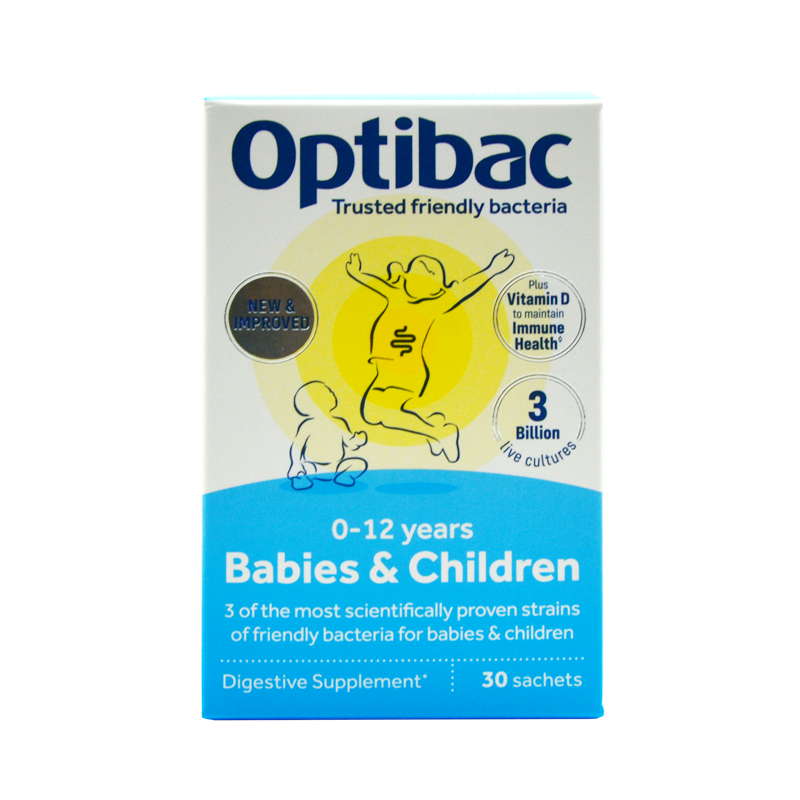 25年5月英国Optibac活性益生菌婴幼儿童孕妇哺乳期益生菌粉30包