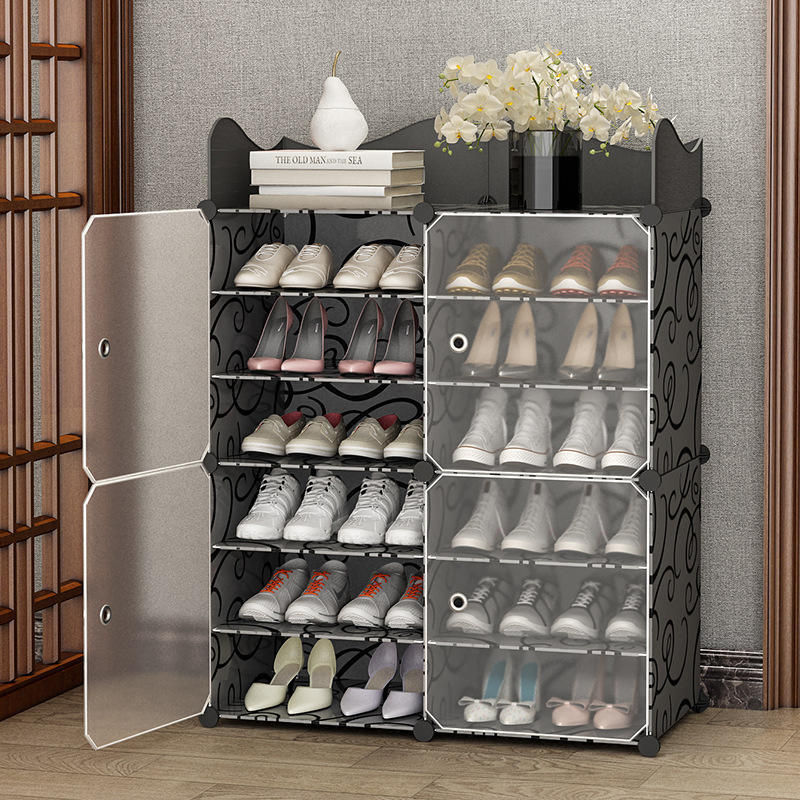 简易鞋柜家用门口经济型防尘收纳神器省空间室内好看鞋架分层隔板