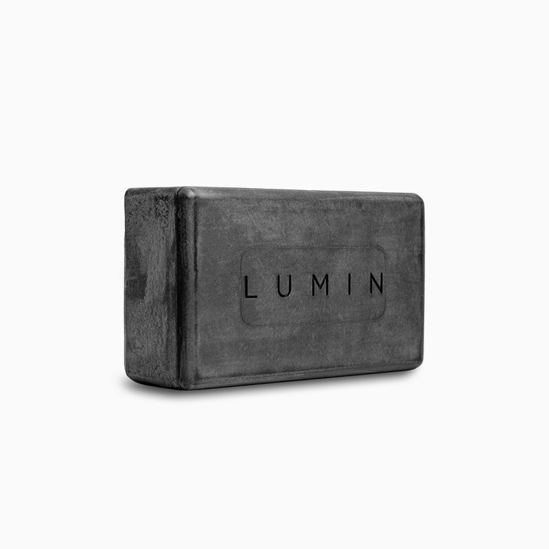 LUMIN-木炭深层清洁去角质滋润保湿软滑男士肥皂香皂沐浴皂141g