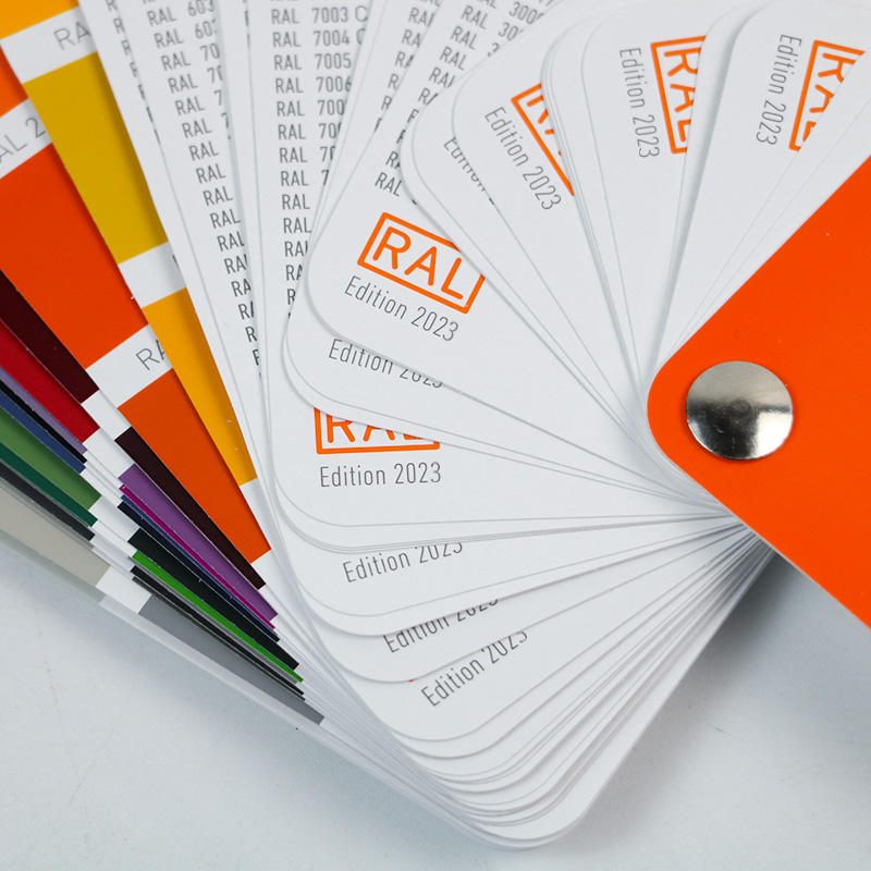 劳尔色卡国际标准K7色卡本 样板卡印刷烤油漆通用涂料色卡展示板颜色彩搭配调色轮配色ral色卡板216色