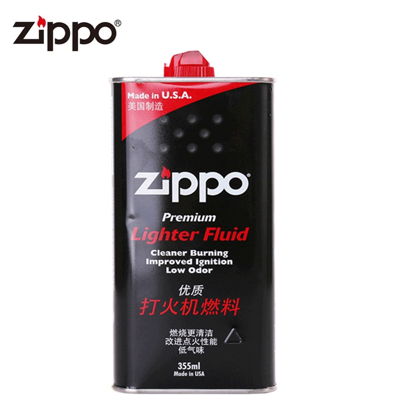 ZIPPO原装大瓶小瓶煤油火石棉芯套餐之宝官方专用燃料配件礼盒套