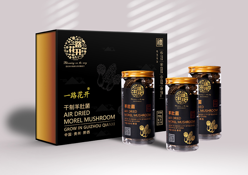 贵州羊肚菌干货150g礼盒装营养菌菇煲汤炖汤