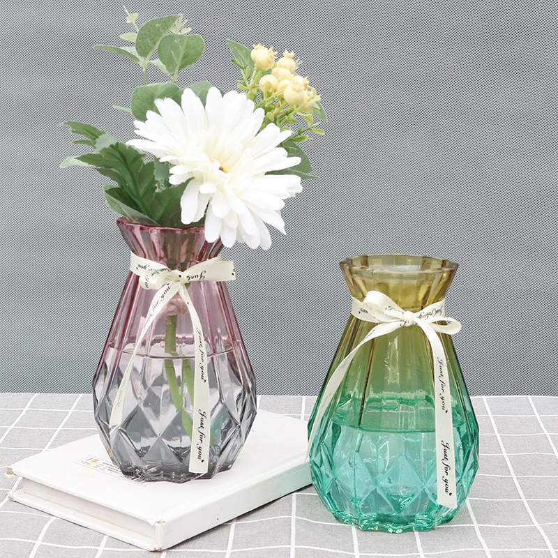 风信子绿萝铜钱草水培透明玻璃瓶子阳台植物花卉盆栽小号花瓶花盆