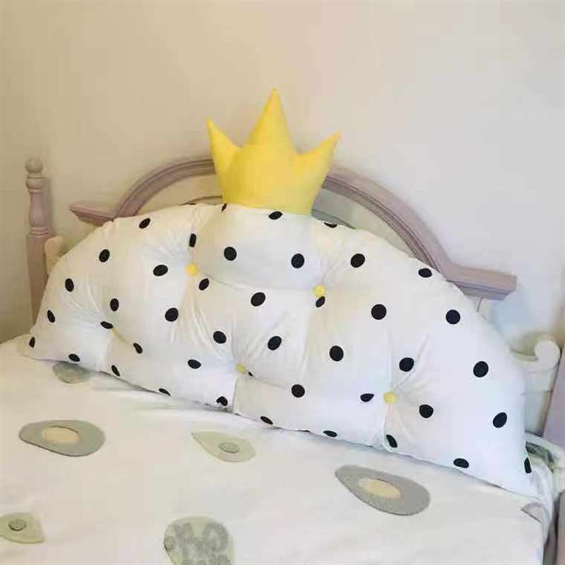 ins公主韩式皇冠床头沙发靠枕靠垫大靠背房屋飘窗装饰情人节礼物