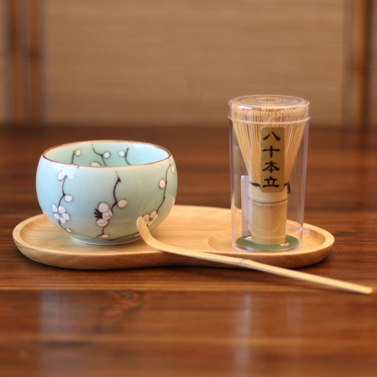 日式茶道茶勺抹茶碗茶筅立工具茶筅竹刷子打茶点茶搅拌器茶具套装