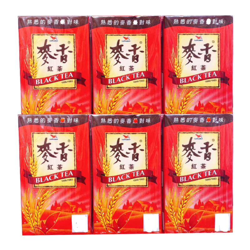 熟悉的味道台湾麦香红茶300ml6盒装古早味红茶家喻户晓饭后来一盒