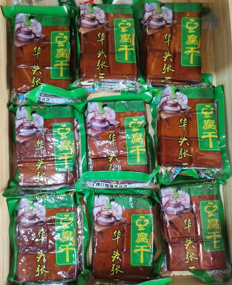 夹江特产华头豆腐干 散装农家自制卤香干豆干一袋6片约350g