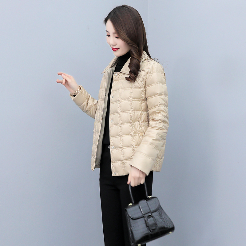 短款羽绒服女2023年冬季新款轻薄小个子休闲时尚爆款韩版女士外套