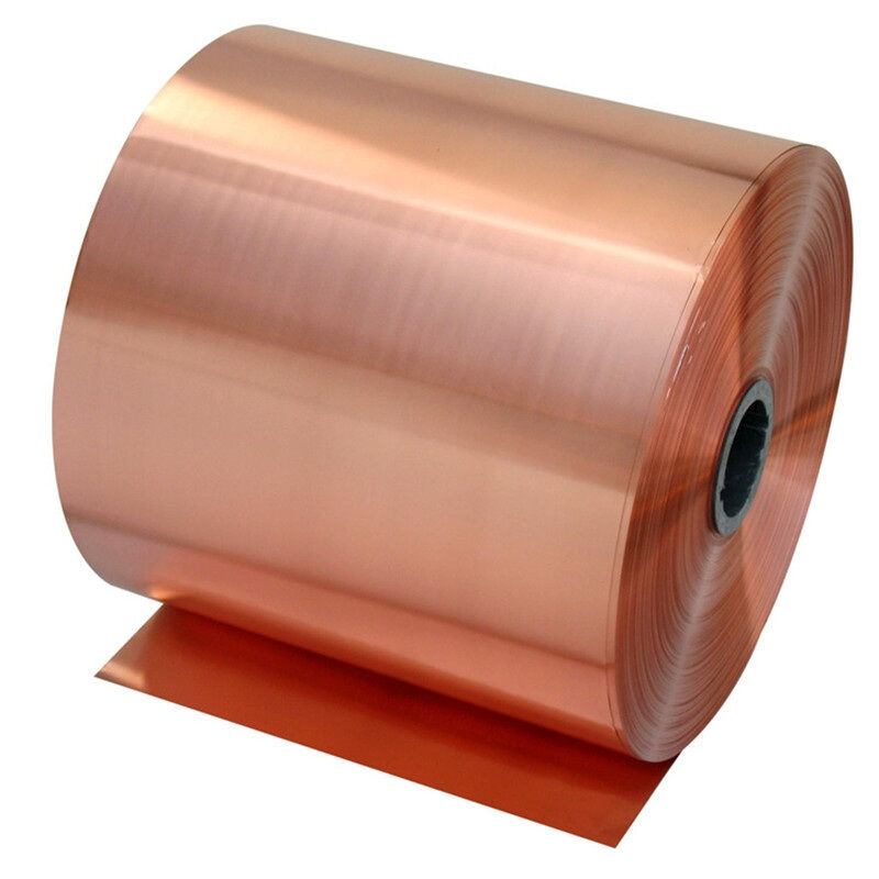 伯朗格定制T2紫铜带纯铜片接地铜条0.10.20.30.50.81mm易焊导电铜