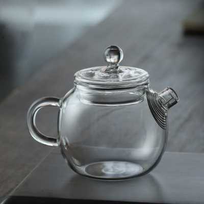 精致小茶壶玻璃一人用泡茶壶小号单壶功夫茶具泡茶器一人喝耐高温