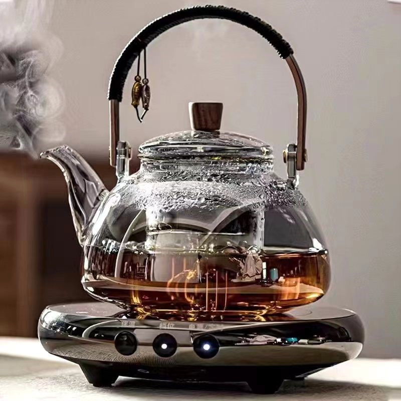 艾玛诗电陶炉新款煮茶器一级烧水璃壶铁超薄迷你电磁炉静音养生玻