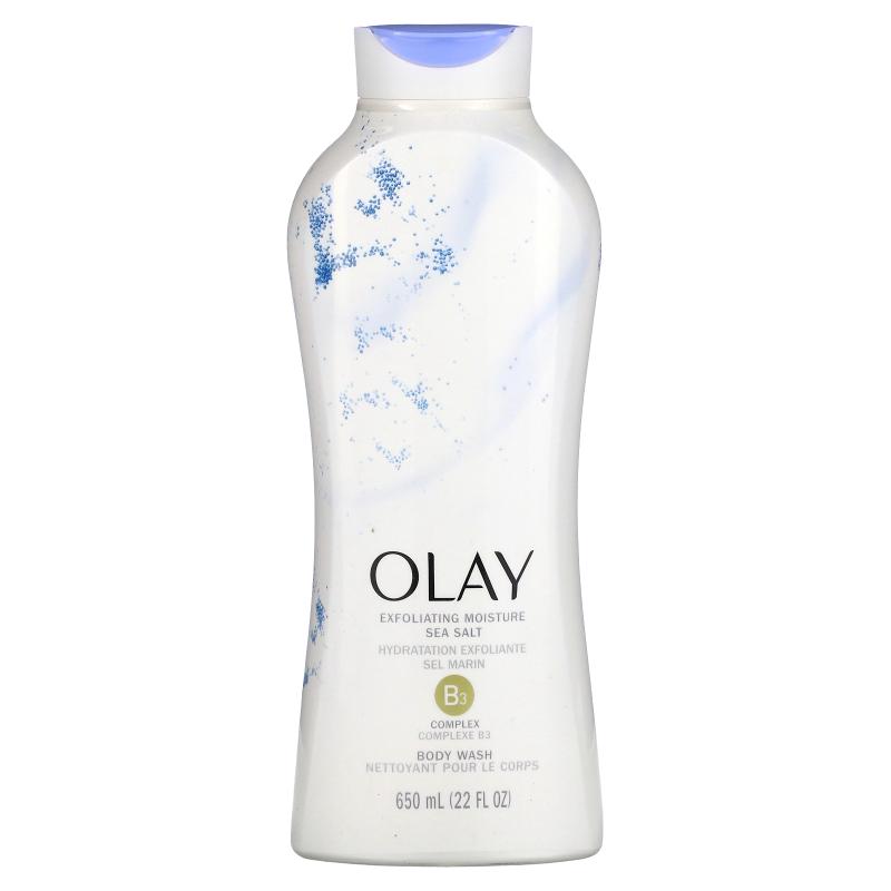 Olay,日常去角质沐浴露，含海盐，22 液量盎司（650 毫升）