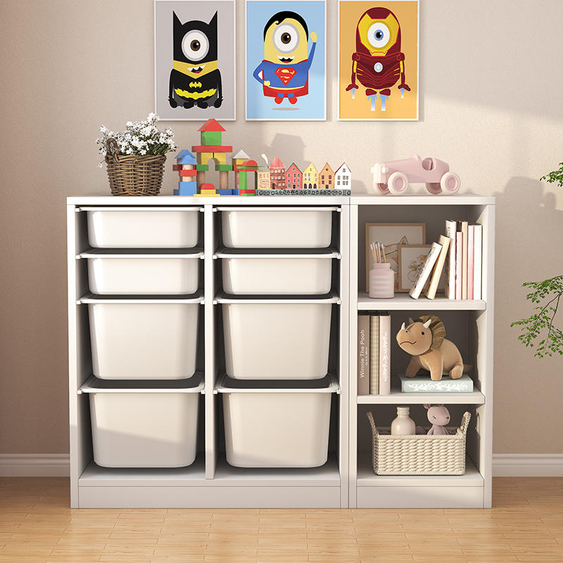 儿童玩具收纳架多层大容量家用置物柜宝宝玩具整理架分类落地书柜