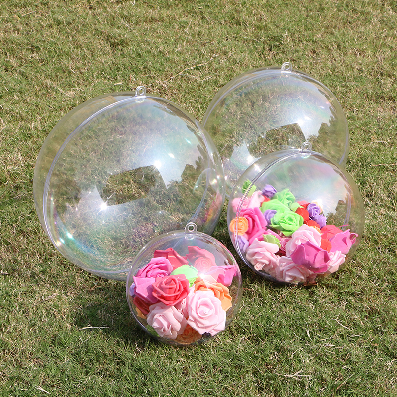 亚克力球空心透明球塑料球酒店婚庆商场装扮布置节日装饰吊球挂件