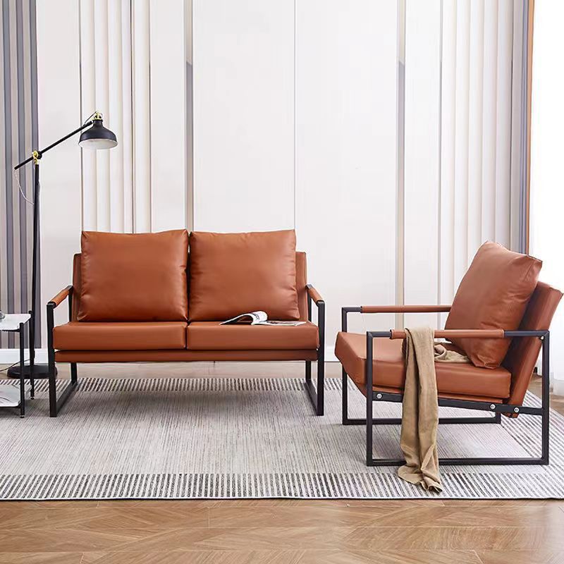 北欧轻奢铁艺沙发椅单人椅门店网咖网红款小户型家用客厅卧室椅子