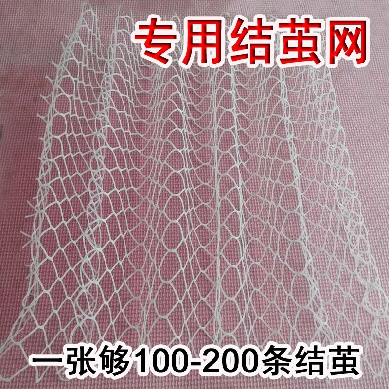 蚕宝宝吐丝结茧网养蚕结茧上簇网重复利用养蚕工具结200个茧专用